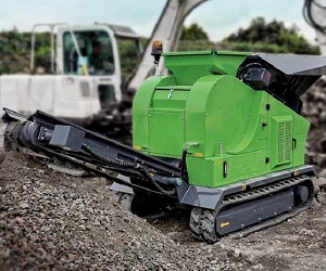 小型履帶移動破碎機