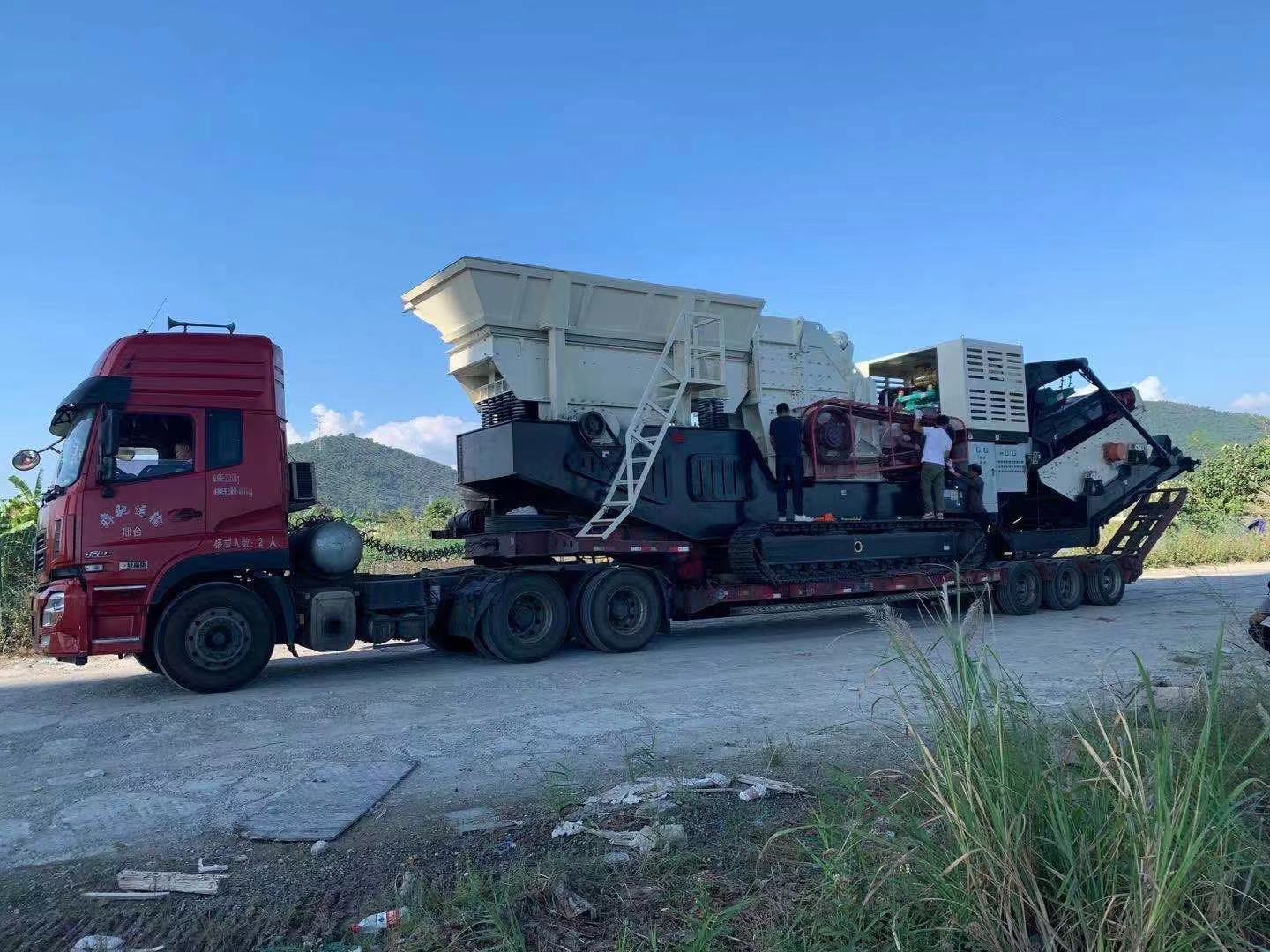 廣東珠海建筑垃圾破碎生產線