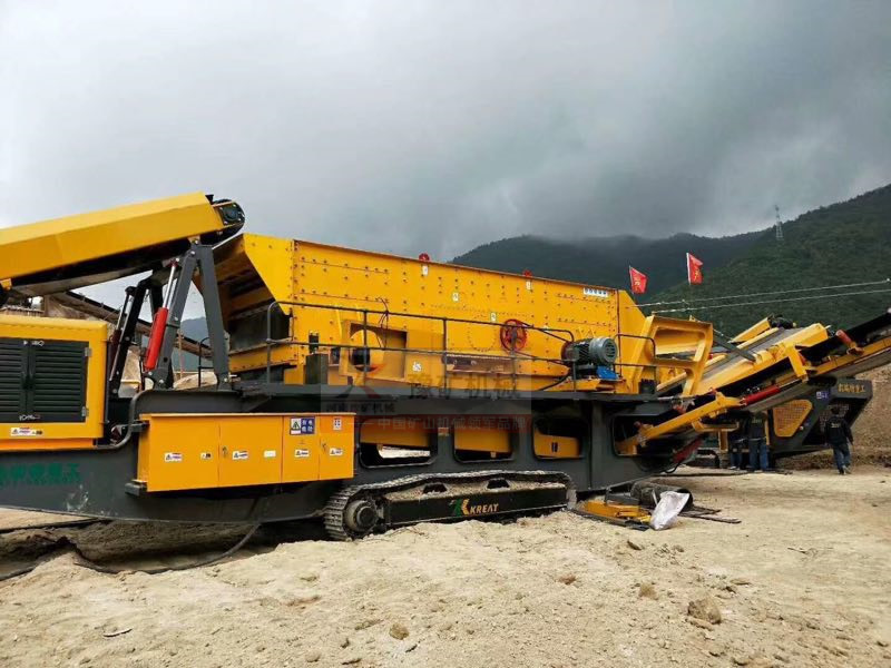 履帶移動篩分機